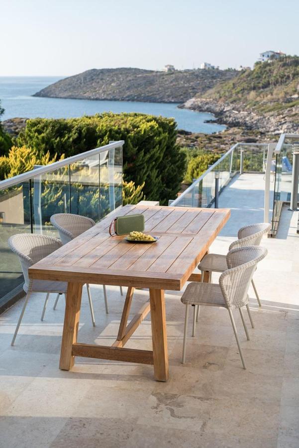 Magnifique Villa Avec Piscine Au Bord De Mer Chorafakia Exterior photo